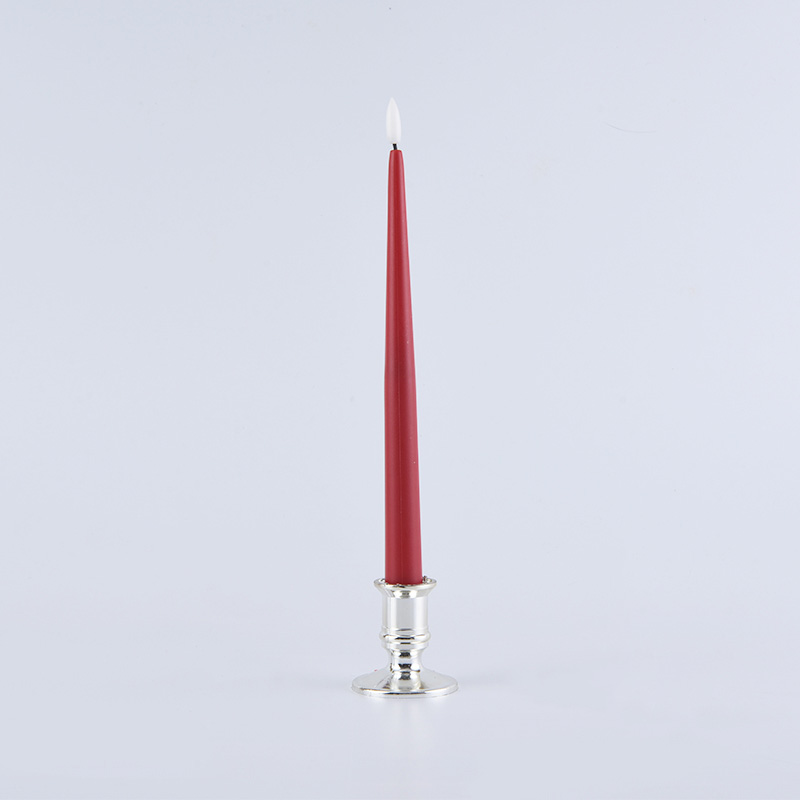 Set mit 2 flammenlosen Spitzkerzen mit Fernbedienung